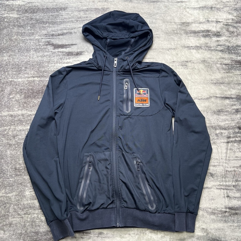 Red Bull KTM Racing Team Men's Tech Jacket Full Zip Mens Size Large Blue